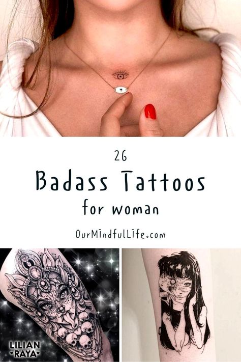 Fierce Woman Tattoo Ideas, Woman Transformation Tattoo, Womens Back Shoulder Tattoo Ideas, Personal Tattoos For Women, Rare Arm Tattoos For Women, Most Unique Tattoos For Women, Large Meaningful Tattoos, Bracelet Cuff Tattoo, Large Meaningful Tattoos For Women