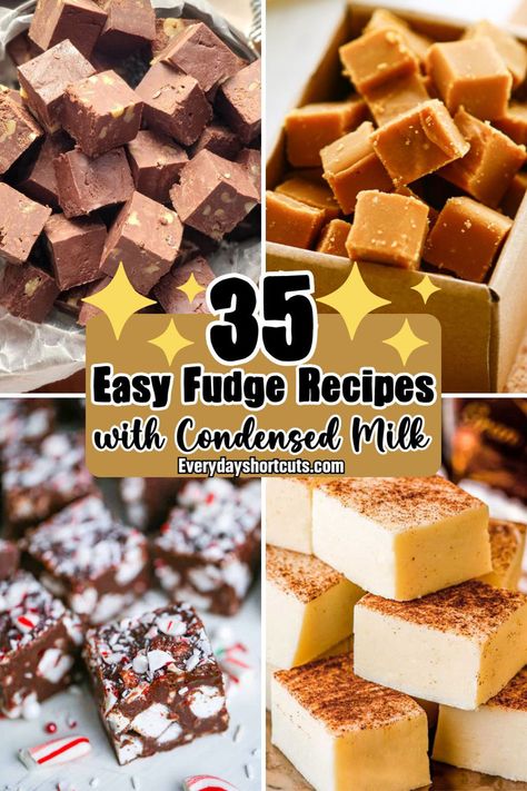 Need to make a quick and easy fudge? I’ve got the best fudge recipes using condensed milk that are perfect for any occasion! Fudge Recipes With Condensed Milk, Recipes With Condensed Milk, Fudge Recipe Condensed Milk, Best Fudge Recipes, Hot Chocolate Fudge Recipe, Condensed Milk Recipes Easy, Recipes Using Condensed Milk, Fudge With Condensed Milk, Cranberry Pistachio Fudge