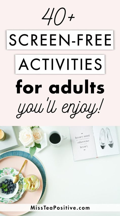 Week Challenge Ideas, Free Activities For Adults, Life Without Social Media, Indoor Activities For Adults, Relaxing Things To Do, Free Time Activities, Fun Indoor Activities, Bored At Home, Wellness Activities