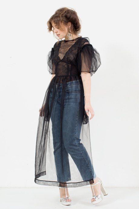 Trend|10 ways to style a sheer dress| Sheer Overlay Dress, Hippie Mode, Boho Mode, Sheer Shirt, Linnet, Wardrobe Style, Sheer Top, Mode Inspiration, Sheer Dress