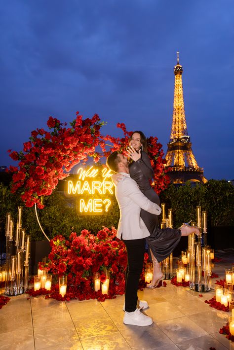 Nothing says romance like a proposal under the Eiffel Tower 🥰 Paris is known for being the city of love and no one knows love better than The Proposers. Contact us to organise your engagement today at info@theproposers.co.uk ❤️ Paris Romance Aesthetic, Wedding Proposal Pictures, Eiffel Tower Proposal, Candlelit Proposal, Italy Proposal, Paris Proposal, Dream Proposal, Paris Romance, Proposal Pictures