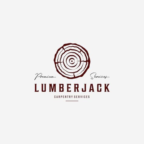 Wood Grain Logo, Sawmill Logo, Wood Graphic Design, Campground Business, Timber Logo, Woodwork Logo, Carpentry Logo, Wood Logo Design, Woodcut Printing