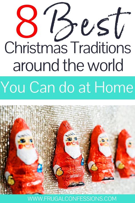 Christmas Traditions Around The World, Budget Christmas Gifts, Traditional Christmas Food, Christmas In Italy, Around The World Food, Christmas Log, Traditions Around The World, Christ Centered Christmas, Cool Christmas