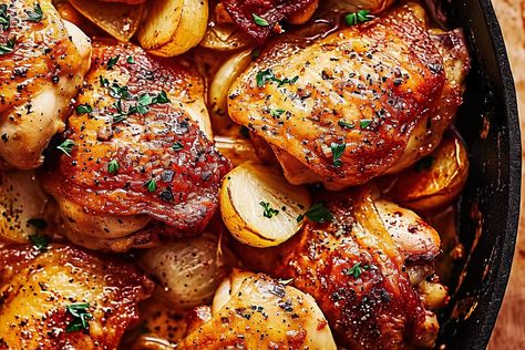 Instant Pot Braised Chicken, Dutch Oven Chicken Leg Quarters, Chicken Stew Dutch Oven Recipes, Turkey Dutch Oven Recipes, Chicken Legs On Stove Top, Braised Chicken Leg Recipes, Braised Chicken Quarters Recipe, Slow Roasted Chicken Thighs, Chicken Thigh Dutch Oven