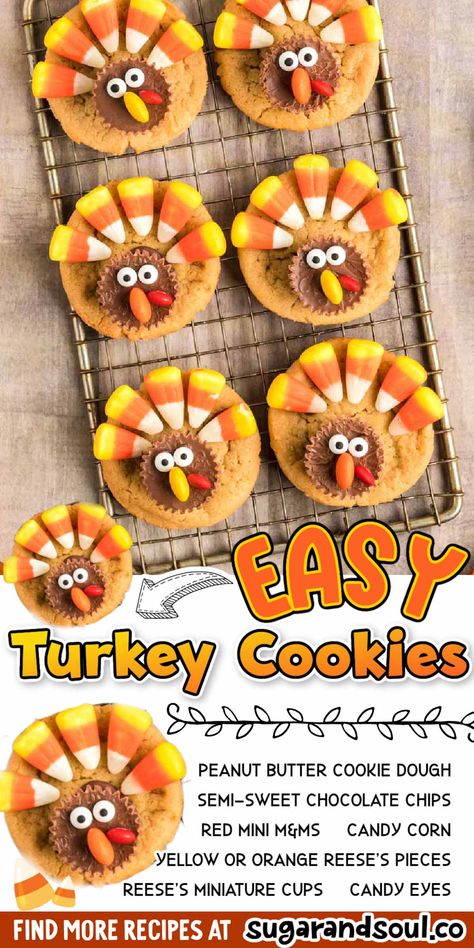 Oreo Turkey Cookies, Thanksgiving Oreo Turkeys, Candy Corn Turkey, Cute Thanksgiving Desserts, Oreo Turkey, Thanksgiving Turkey Cookies, Turkey Desserts, Oreos Cookies, Easy Thanksgiving Turkey