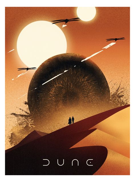 Dune concept poster, Loïc Chollet on ArtStation at https://www.artstation.com/artwork/WmEOE3 Dune Drawing, Dune Fanart, Dune Artwork, Dune Illustration, Dune Aesthetic, Dune Film, Concept Poster, Dune Art, Iconic Movie Posters