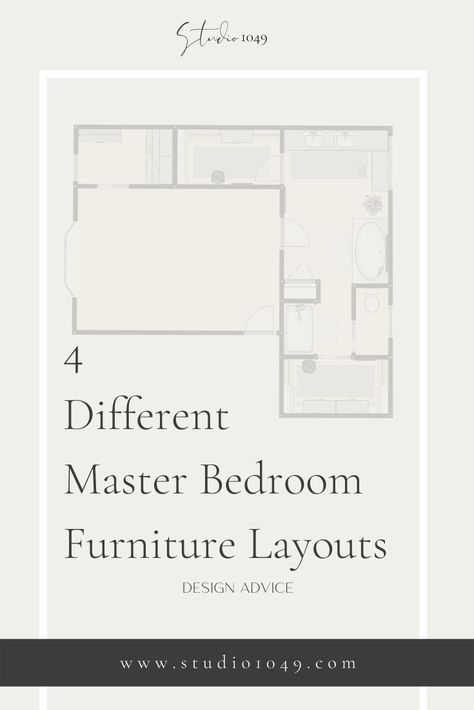 Dresser Layout Bedroom, Bedroom Furniture Layout Master, Master Room Layout Floor Plans, Master Bedrooms Suites, Rectangular Master Suite Layout, Master Bedrooms With Sitting Area Layout, Master Suite Layout Ideas, How To Decorate Large Master Bedrooms, Bedroom Setup Ideas Layout Master