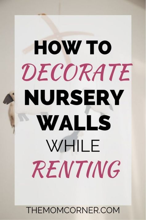 Rental Bedroom, Apartment Nursery, Decorate Nursery, Nursery Inspiration Neutral, Ikea Nursery, Mommy Tips, Nursery Room Inspiration, Rental House, Apartment Rental