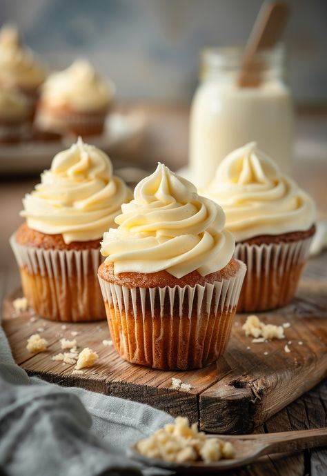 Traditional Vanilla Cupcake recipe that's a hit every time. Light and full of vanilla flavor.