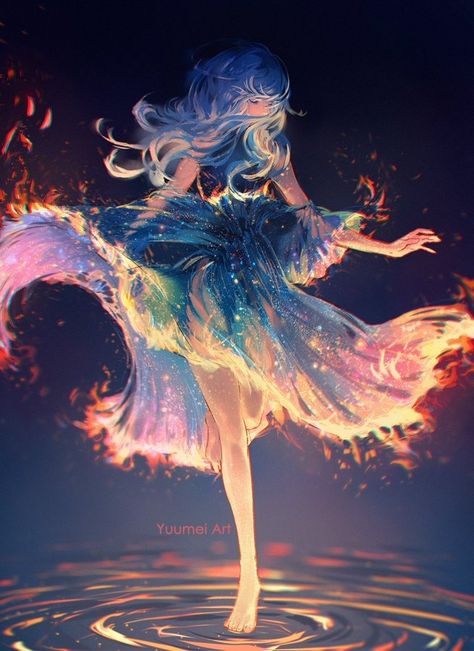 (1) Yuumei on X: "Starfire Dance ✨🔥🎇 https://t.co/Ag7lwM5HTH" / X Yuumei Art, Large Art Prints, Fantasy Aesthetic, Dreamy Art, Art Model, Beauty Art, Fantasy Character Design, Cute Anime Character, Female Art