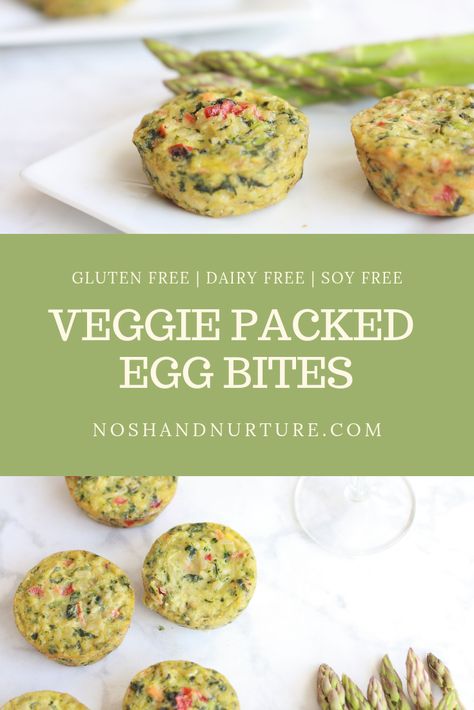 Gluten And Dairy Free Egg Bites, Egg Bites Recipe Dairy Free, Dairy Free Egg Bites Instant Pot, Quick Gluten Free Dairy Free Breakfast, Dairy Free Egg Cups, No Dairy Egg Bites, Whole30 Egg Bites, Non Dairy Egg Bites, Gluten Free Egg Breakfast Ideas