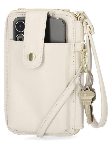 PRICES MAY VARY. Designed with functionality and style, the Jacqui ladies crossbody wallet combines a card bag, wallet, and phone bag all in one. This versatile crossbody wallet for women comes with a smart phone pocket for easy accessibility, making for a perfect small crossbody phone purse. This fashionable wallet is also sustainably sourced and eco friendly. Features and Benefits – Each women’s smartphone wallet bag features: Outer cell phone pocket, 6 credit card pockets, 1 ID window, 1 zipp Small Wallets For Women, Phone Clutch Wallet, Purse Outfit, Crossbody Phone Purse, Cell Phone Bag, Cell Phone Wallet, Cell Phone Purse, Rfid Wallet, Phone Purse