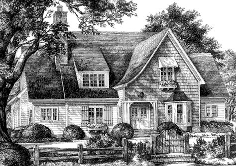 Greywell Cottage European Cottage Floor Plans, Home Arches, Frusterio Design, English Cottage House, English Cottage House Plans, Play Loft, Plank And Pillow, Country Architecture, Bungalow Remodel