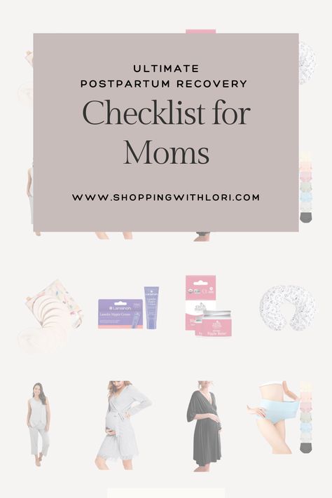 Set yourself up for success and good care at home during the recovery period with this Ultimate Postpartum Essentials Checklist for Mom. What Do I Need For Postpartum, Postpartum Needs For Mom, Postpartum Care Essentials, Post Partum Recovery Kit For Bathroom, Post Partum Prep, New Mom Essentials Checklist, Postpartum Checklist For Mom, Natural Postpartum Essentials, Postpartum Essentials List