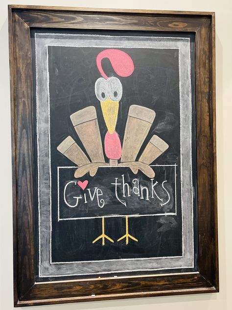 Thanksgiving Chalk Wall Ideas, Thanksgiving Dry Erase Board Ideas, Fall Chalk Designs, Call Chalkboard Ideas, November Chalk Calendar Ideas, Thanks Giving Chalk Art, Give Thanks Chalkboard Art, Thanksgiving Blackboard Ideas, Thanksgiving Chalkboard Ideas Chalk Art