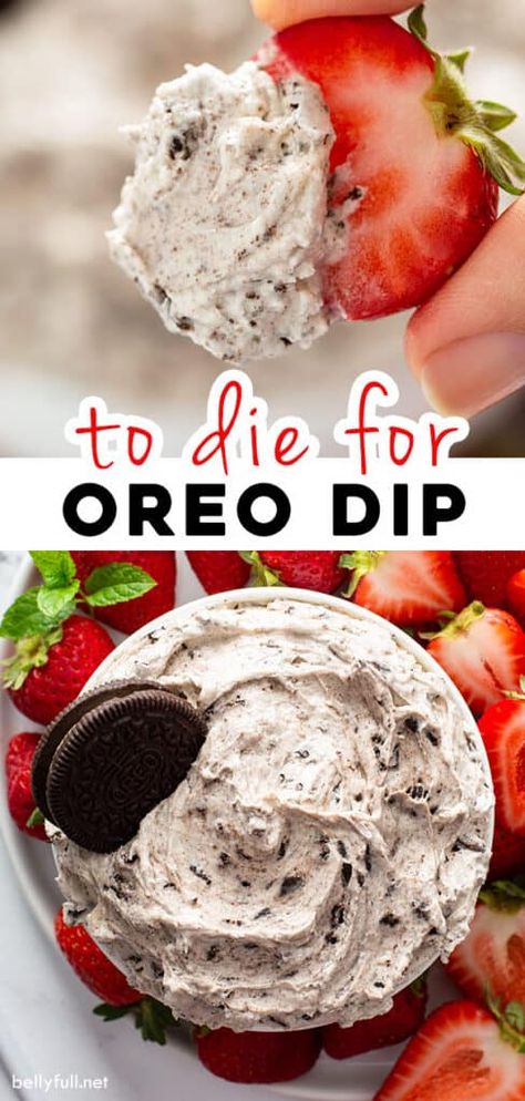 Oreo Dip, Recipes Summer, Dessert Dip Recipes, Oreo Recipes, Cookies And Cream Cheesecake, Dip Recipes Easy, Sweet Dips, Cold Desserts, Dessert Dips