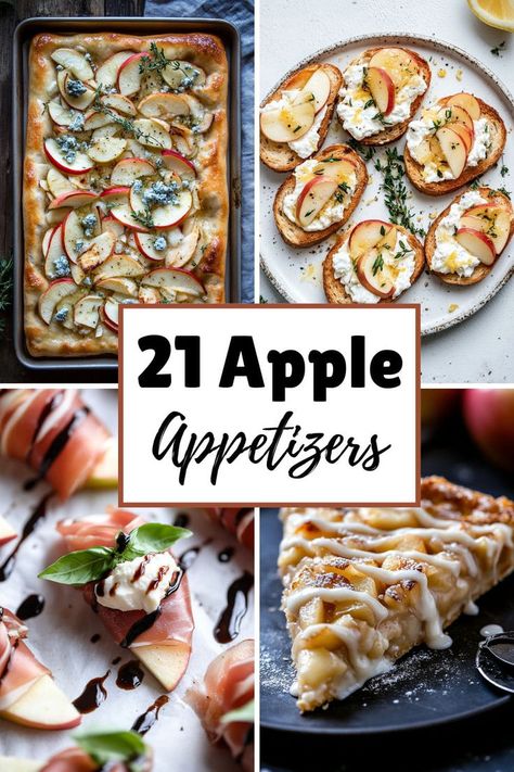 Savory Apple Appetizers and Fall Snacks for Party Entertaining Fresh Fall Appetizers, Apple Cheddar Pinwheels, Appetizers Using Apples, Winter Party Appetizers Easy, Apple Cheese Appetizer, Apple Cheddar Appetizer, Apple Appetizers Easy, Apple Appetizers For Party, Best Fall Appetizers