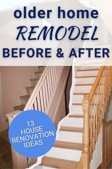 Older home remodel before and after Modernise Old House, 1950 Home Remodel Before After, Update Dated Home, 1990s Home Remodel Before And After, Renovated Homes Before And After, 90s Remodel Before And After, Updating An Old House, Update A 90s Home, 90s House Update