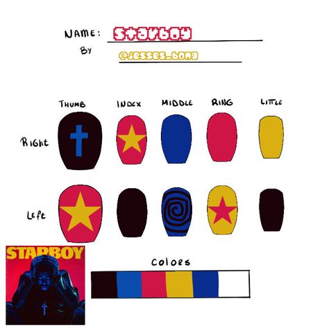 Starboy Nails, Nails By Skin Tone Range, Uñas Coquette, Nails Music, Music Nails, Band Nails, Fake Nails Designs, Spring Acrylic Nails, Punk Nails