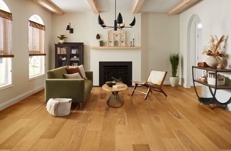 Rustic hardwood floors