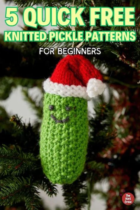 Looking for a new knitting project? Explore these 6 Free Knitted Pickle Patterns For Beginners and enjoy the amusing and cute projects. Crochet patterns curated by TheKnitCrew. Knitted Pickle Pattern, Emotional Pickle Crochet, Emotional Support Pickle Crochet Free, Support Pickle Crochet Pattern, Emotional Support Pickle Crochet Pattern, Emotional Support Pickle Crochet Pattern Free, Crochet Pickle, Emotional Support Pickle, Cute Projects