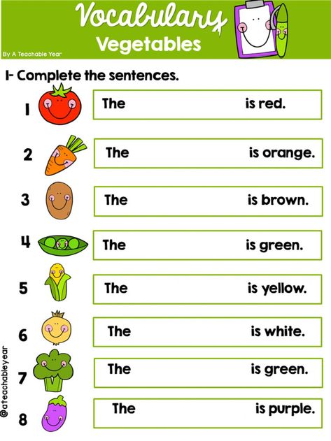 Vegetables Ficha interactiva Fruit Vegetables Worksheet, Vegetables Worksheets Kindergarten, Vegetables Worksheets For Kids, Fruits And Vegetables Worksheet, Vegetables Activities, Vegetable Worksheet, English Exam Papers, Spelling For Kids, English Activities For Kids