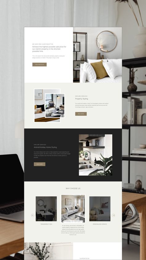 Interior Designer Website Design, Interior Design Website Inspiration, Modern Website Design Inspiration, Interior Website, Website Branding Design, Interior Design Sites, Property Styling, Luxury Website, Website Design Inspiration Layout