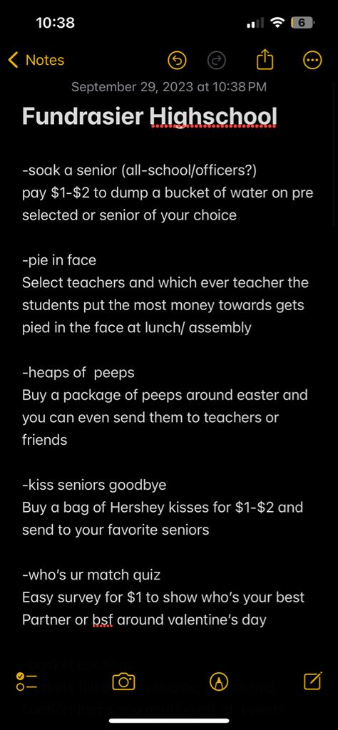 Freshman Class Fundraiser, Best Spirit Week Ideas, Student Council Leadership Activities, Stuco Project Ideas, Fund Raising Ideas School, Sga Fundraising Ideas, In School Fundraising Ideas, High School Clubs Ideas, Class Council Ideas