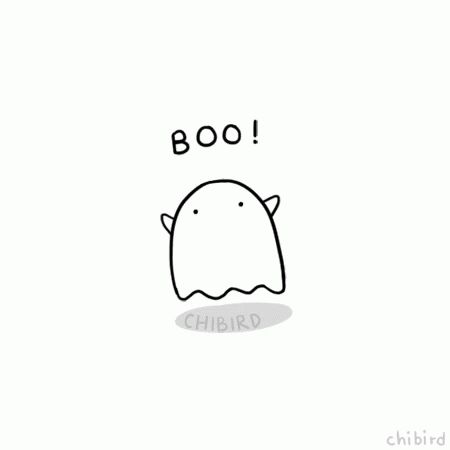 Halloween Cute GIF - Halloween Cute Ghost - Discover & Share GIFs Cute Drawings For Dairy Easy, Happy Halloween Quotes, Happy Halloween Funny, Easy Doodles Drawings, Halloween Tattoos, Funny Drawings, Mini Drawings, Dessin Adorable, Cute Easy Drawings