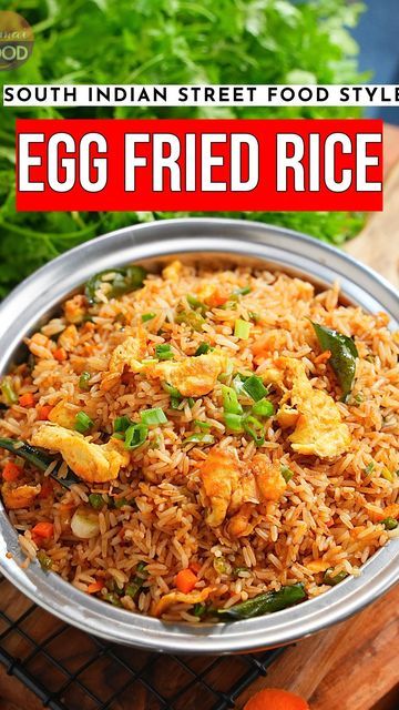 Egg Rice Recipes Indian, Egg Fried Rice Recipe Indian, Restaurant Style Fried Rice, Fried Rice Recipe Indian, Egg Rice Recipe, Chinese Egg Fried Rice, Fried Rice Ingredients, Egg Fried Rice Recipe, French Beans