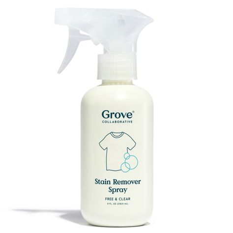 A $6 Non-Toxic Stain Remover Saved My Favorite White Sweater Stain Remover Spray, Grove Collaborative, Red Wine Stains, Remove Oil Stains, Laundry Stain Remover, Stain Removers, Laundry Stains, Wine Stains, Grease Stains