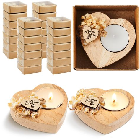 PRICES MAY VARY. What You Will Get: the package contains 100 pieces of heart candle holders with attractive appearance, the dimension for each candle holder is about 2.76 x 0.6 inch in diameter and height; The heart shaped candles will be an ideal present for your friends, family and so on Romantic Decoration: the wedding favor holders are great decorations in every place, which help creates warm and romantic atmosphere when in your party, birthday celebration, memorial events, wedding or annive Rustic Wedding Favors For Guests, Candles Rustic, Candle Bridal Shower Favors, Thanksgiving Favors, Heart Shaped Candles, Candle Wedding Gift, Bulk Candles, Diy Party Favors, Wedding Shower Favors