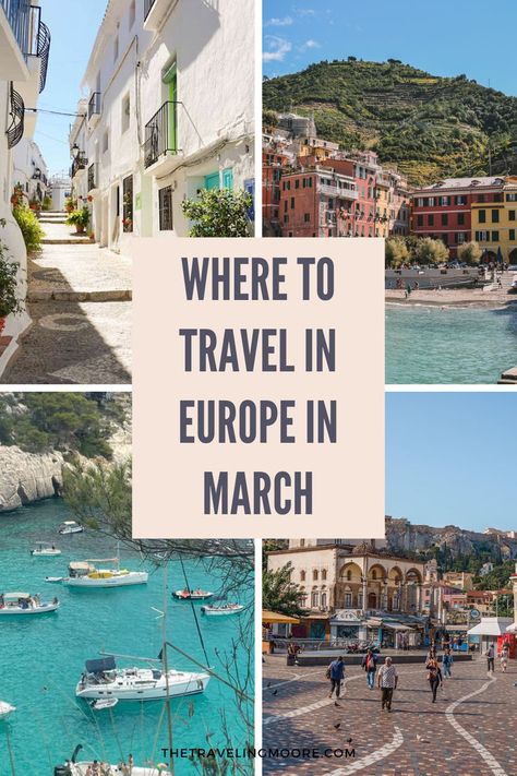 The Ultimate European Getaway: Discover the Warmest Places to Travel to in March! March Travel Destinations, March In Europe, Greece In March, Europe In March, Italy In March, March Travel, Italy Culture, Spring Travel, Italy Itinerary