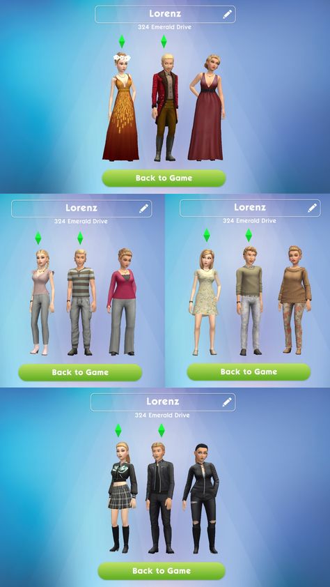 sims mobile Sims Mobile Characters, The Sims Mobile, Sims Mobile, Sims Ideas, Sims Freeplay, Los Sims, Sims 4 Clothing, The Sims, Fashion Ideas