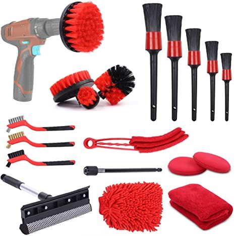 Car Detailing Kit, Car Detailing Interior, Car Cleaning Kit, Car Wash Brushes, Drill Brush, Auto Detailing, Rims For Cars, Cleaning Dust, How To Clean Metal