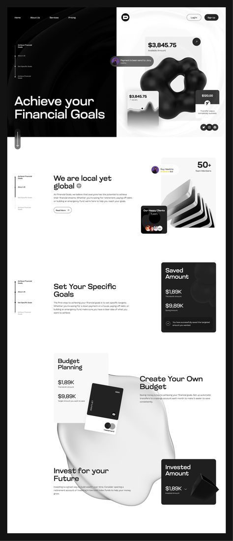 Financial Design Inspiration, Financial Website Design Inspiration, Website Design Consulting, Website Design Finance, Website Design Moodboard, Finance Website Design Inspiration, Consulting Website Design Inspiration, Finance Web Design, Consultancy Website Design