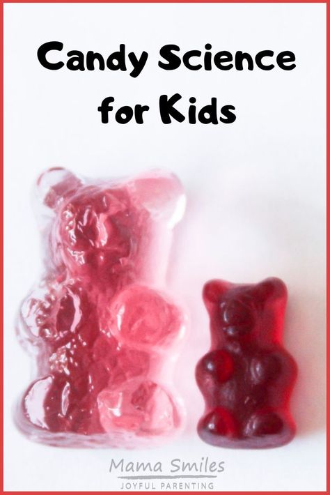 Fun candy experiments kids love. A great way to use up leftover candy from Easter, parties! #sciencerocks #candyexperiments #kidsactivities #sciencesforkids #STEAMkids #stemed Science Experiments With Candy, Candy Science Experiments For Kids, Preschool Experiments, Mfw Kindergarten, Candy Science Experiments, Halloween Science Activities, Simple Science Experiments, Spooky Science, Candy Experiments