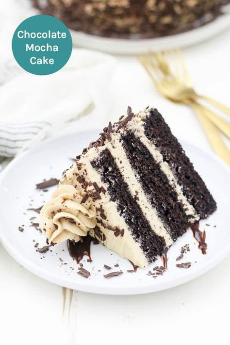 Mocha Cakes, Mocha Cake Recipe, Tasty Deserts, Cookbook Inspiration, Chocolate Mocha Cake, Mocha Fudge, Mocha Frosting, Delish Cakes, Bakery Treats