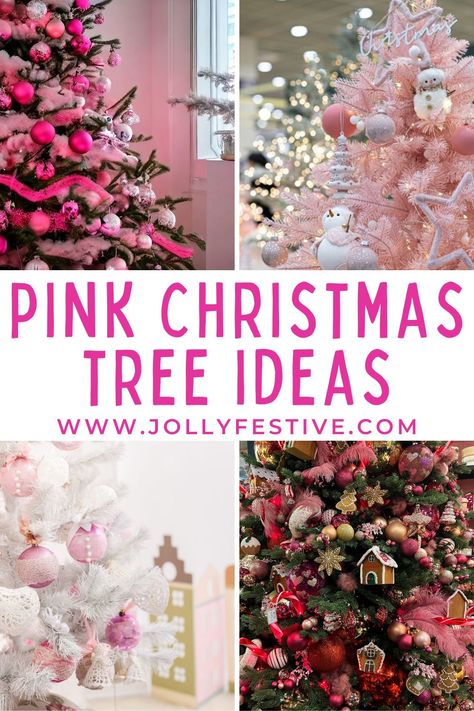 💖 Get ready to dazzle this festive season with 16 stunning pink Christmas tree ideas that perfectly channel the Barbiecore trend! From glitzy ornaments to playful accessories, these trees are sure to become the showstopper of your celebrations! 🌟 Gold And Pink Christmas Tree Decorating Ideas, How To Decorate A Pink Christmas Tree, Pink Christmas Tree Decorations Ideas, Red And Pink Christmas Tree, Pink And Red Christmas Tree, Christmas Tree Hacks, Pink Christmas Tree Ideas, Invisible Christmas Tree, Glamorous Christmas Tree