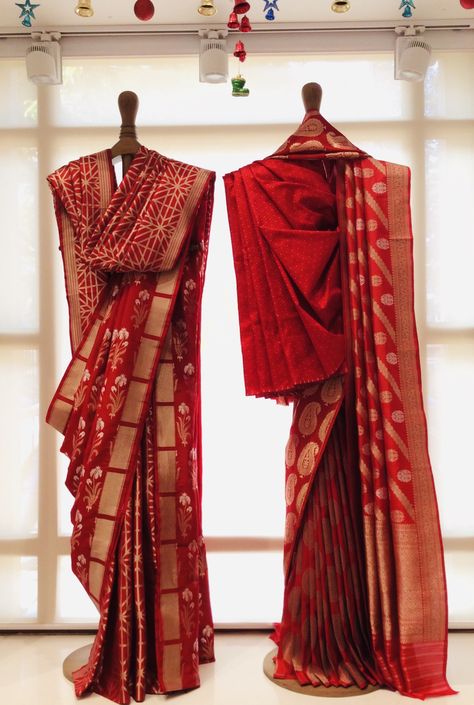 Saree Botique Interiors, Saree Presentation Ideas, Saree Mannequin Display, Saree Display Ideas, Saree Display, Textile Showroom, Saree Photography, Textile Shop, Denim Diy Clothes