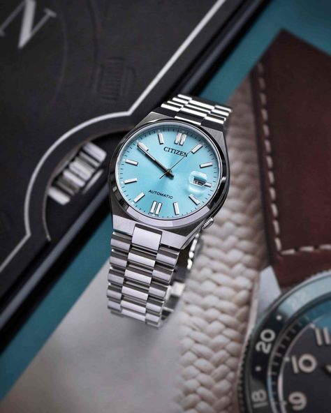 Citizen Tsuyosa vs Tissot PRX Powermatic 80: A Comparative Review of Affordable Luxury Watches Citizen Tsuyosa, Tissot Prx Powermatic 80, Favor Display, Citizen Watch, Watch Review, Sapphire Bracelet, Affordable Luxury, Tiffany Blue, Mechanical Watch