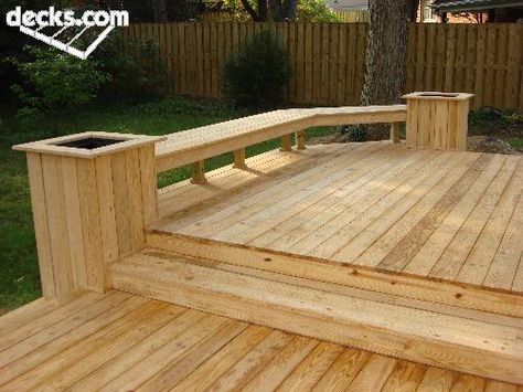 deck Deck Designs Layout, Deck Designs Multi Level, Closed Pergola, Backyard Deck Designs, Multi Level Deck, Deck Pictures, Deck Steps, Pergola Ideas, Wooden Deck