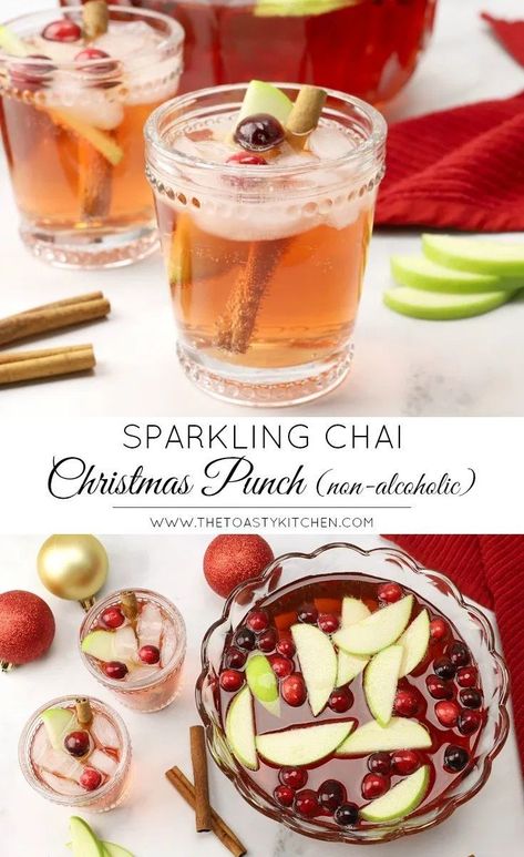 Christmas Drinks Nonalcoholic, Drinks Nonalcoholic, Christmas Drinks Alcohol Recipes, Christmas Drinks Alcohol, Non Alcoholic Punch, Alcoholic Punch, Christmas Punch Recipes, Holiday Punch, Christmas Punch