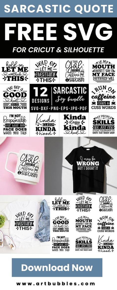 Free Svg Files For Cricut Bundle Cricut, Craft Svg Quotes, Sarcastic Svg Files Free, Sarcasm Svg Free, Crichton Tshirt Ideas, Free Decals Downloads, Free Svg Tshirt Designs, T Shirt Design Svg Free, Svg Files For Tshirts