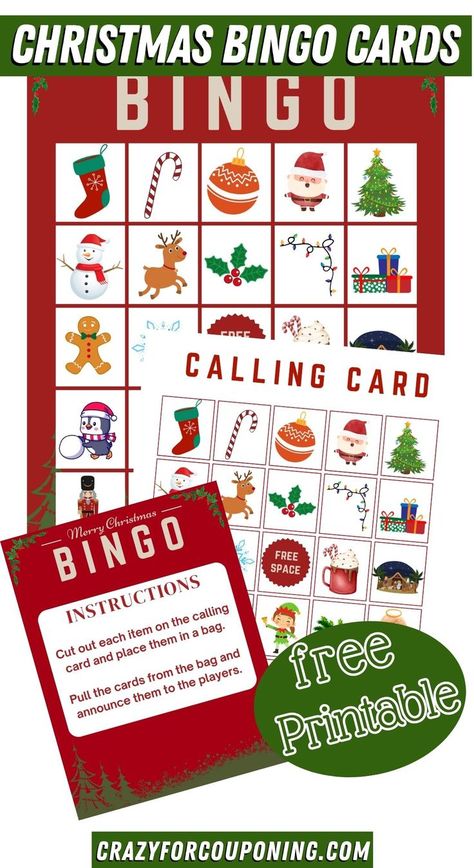 Bingo Printable Free, Holiday Bingo Cards, Bingo Cards To Print, Printable Christmas Bingo Cards, Ladies Christmas Party, Free Christmas Games, Christmas Bingo Printable, Holiday Bingo, Christmas Bingo Game