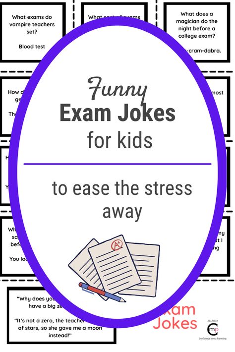 Print these exam jokes and exam puns before your next test day. They are sure to relieve some exam tension and get teachers and students laughing together. Exam Tension Funny, Inspirational Quotes Positive For Kids, Testing Encouragement Posters, Encouragement Crafts, Exam Jokes, Encouraging Notes For Students, Exam Messages, State Testing Motivation, Exam Tension