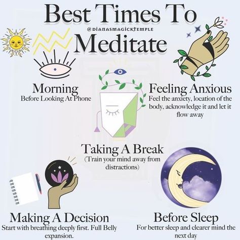 Do you meditate regularly? - From the years that I have meditated and explain others how to meditate I realized that many people always say “I can’t meditate because I have too much in my mind and can’t focus” Well.. that is meditating, noticing the thoughts and going back to the breath is the practice you will do to take control of your mind over time. . . . #manifestation #manifest #manifesting #manifestyourdreams #manifestingabundance #meditation #meditationpractice #meditate Basic Meditation, Meditation Methods, How To Meditate, Types Of Meditation, How To Focus Better, Yoga Mantras, Energy Healing Spirituality, Meditation Apps, Meditation For Beginners