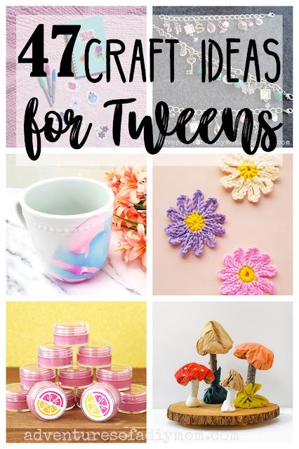 47 Crafts for tweens to make! Lots of fun and easy craft ideas your tween will love. Easy Summer Crafts, Fun Crafts For Teens, Easy Crafts For Teens, Fun Summer Crafts, Diy Crafts For Teens, Quick And Easy Crafts, Birthday Party Crafts, Birthday Crafts