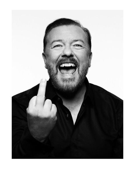 Ricky Gervais on Twitter: "Whenever you’re feeling down about life and thinking that no one cares, just remember you’ll be dead soon and none of this will matter. Have a great day ❤️ https://t.co/x04lxcs8ZL" / Twitter Downtown Long Beach, Ricky Gervais, Cool Face, Many Faces, Feeling Down, Inspirational People, Upcoming Events, Featured Artist, Emerging Artists