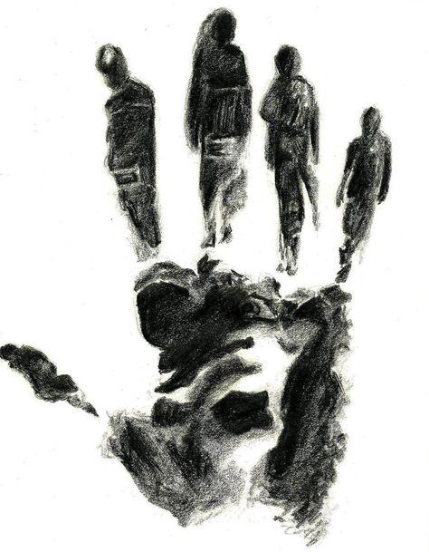 Hand Abstract Art, Migration Quotes, Telepathy Art, Identity Art Project, Quotes About Identity, Struggle Art, Struggle Quotes, Gcse Art Sketchbook, Drawing Hands